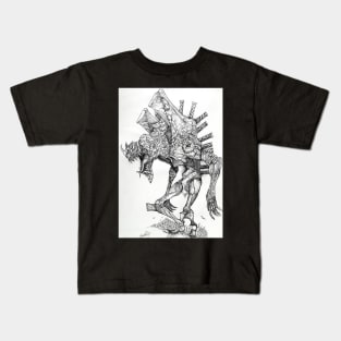 Eva 01 darkart Kids T-Shirt